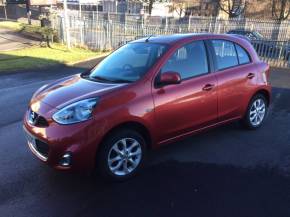 Nissan Micra 1.2 Acenta 5dr Hatchback Petrol Burgundy red metallic at Mount Automotive Solutions Halifax